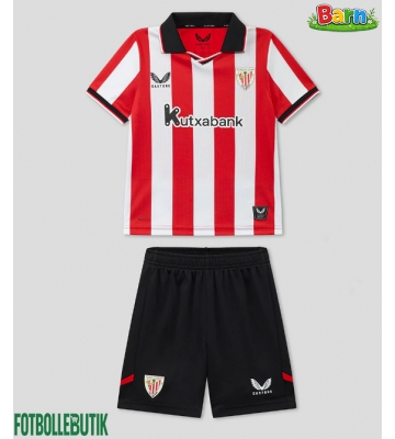 Athletic Bilbao Hemmaställ Barn 2025-26 Kortärmad (+ Korta byxor)